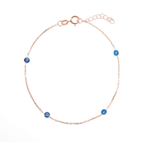 Gammie Rosę Gołd Evil Eye Bracelet