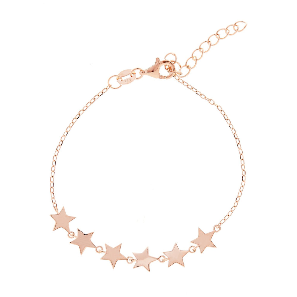Gammie Rose Gold Star Chain Bracelet