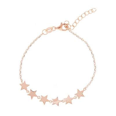 Gammie Rose Gold Star Chain Bracelet