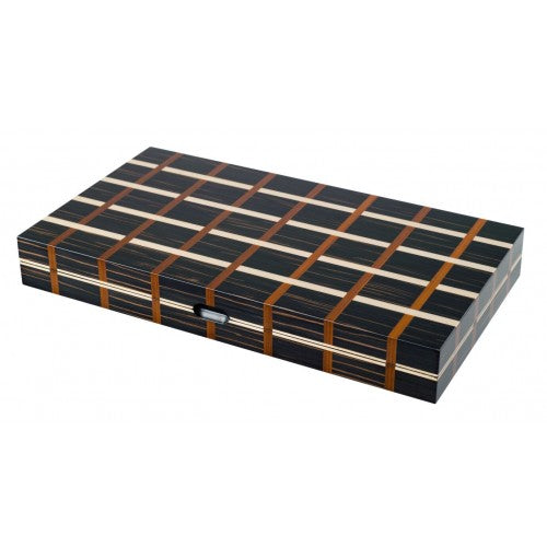 Dal Rossi Luxury Mosaic Wood 15" Backgammon Set