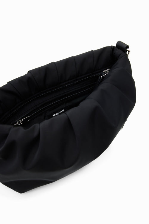 Desigual Mid Size Crossbody Bag with Trekking Strap Black