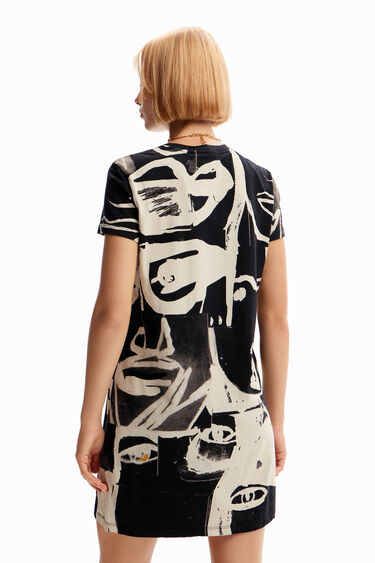 Desigual Face Mini T-Shirt Dress