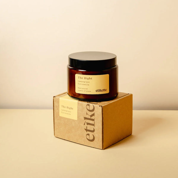 Etikette  Bight Citronella and Lemongrass  Candle