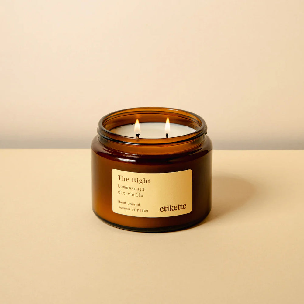 Etikette  Bight Citronella and Lemongrass  Candle