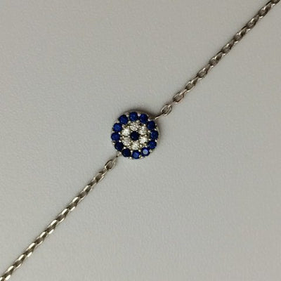 Gammie Evil Eye ( Eye Of Protection ) Fine Chain Bracelet