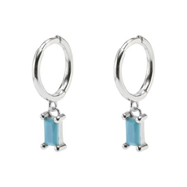 Gammie Turquoise Huggy Earring