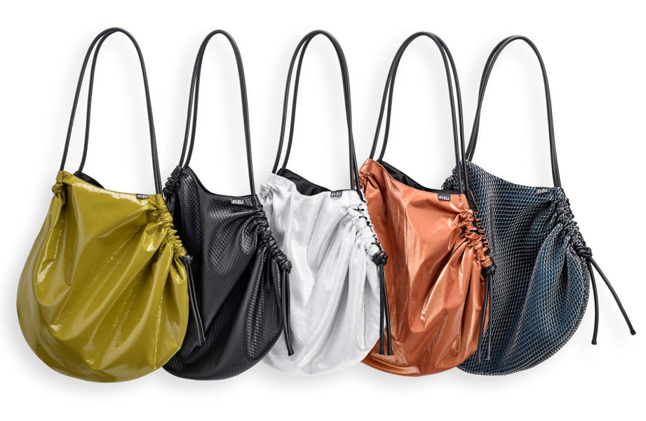 InZu Cocco Tote Bag Silver Space