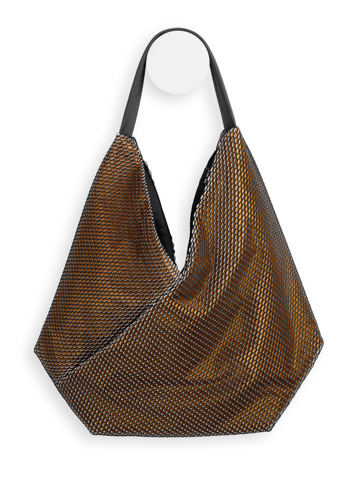 InZu Bevel Bag Black Gold Hive