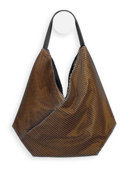 InZu Bevel Bag Black Gold Hive