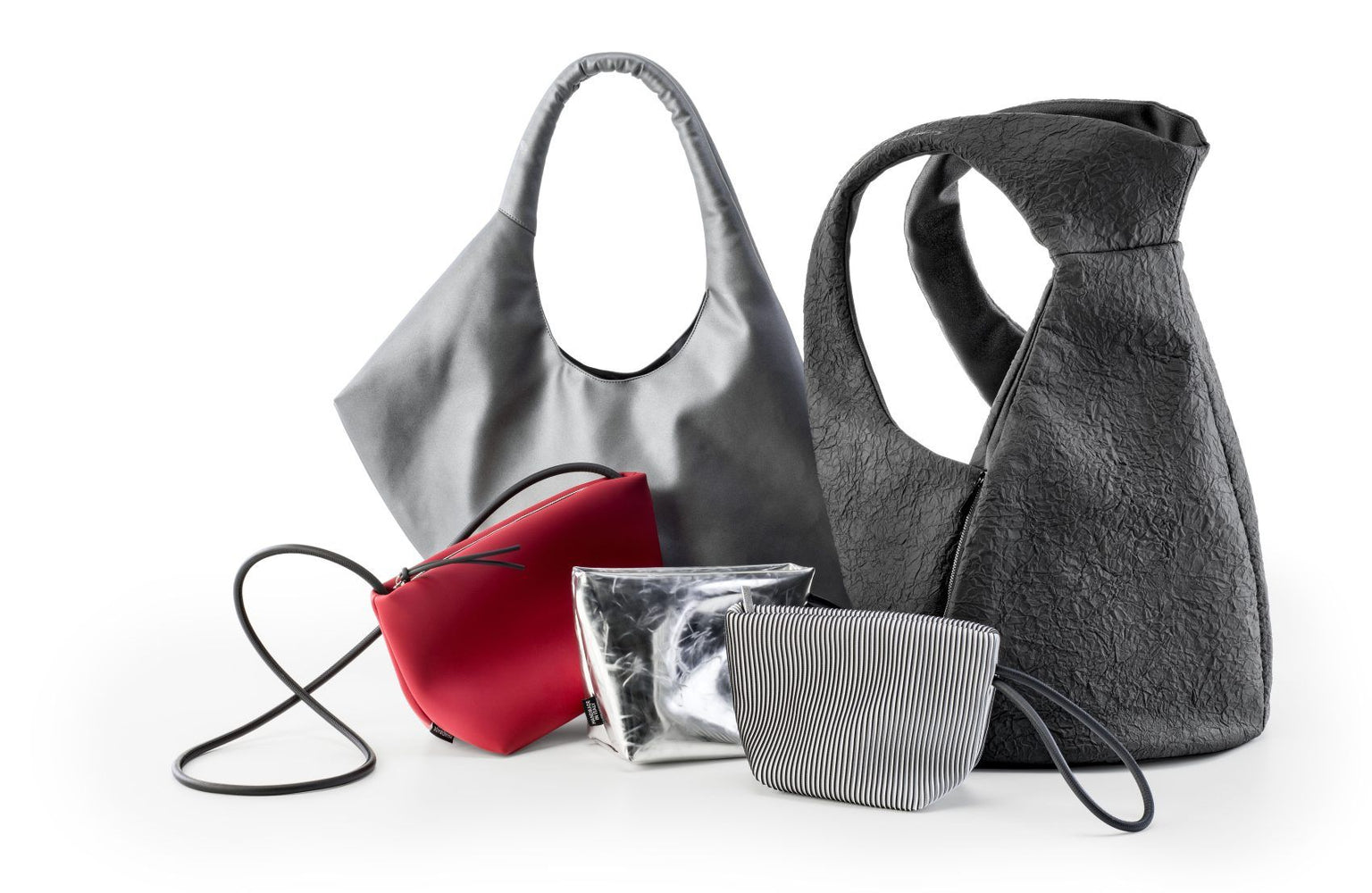 InZu Bevel Bag Silver Mesh