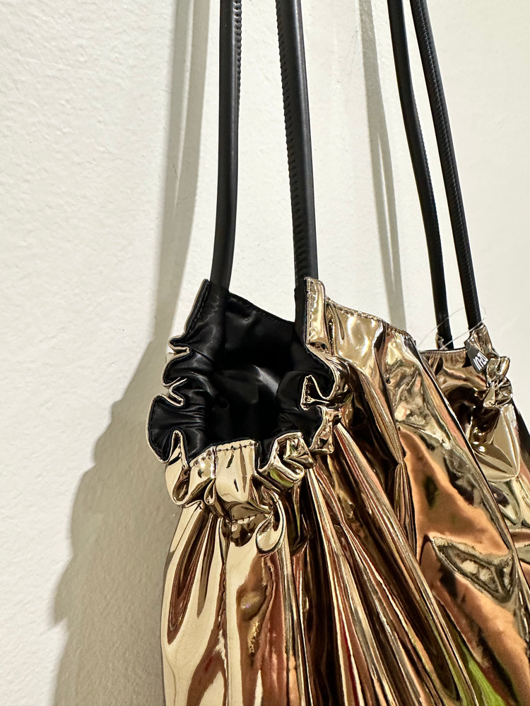 InZu Cocco Tote Bag Gold Lac