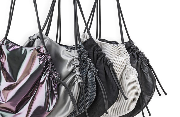 InZu Cocco Tote Bag Black Bubble