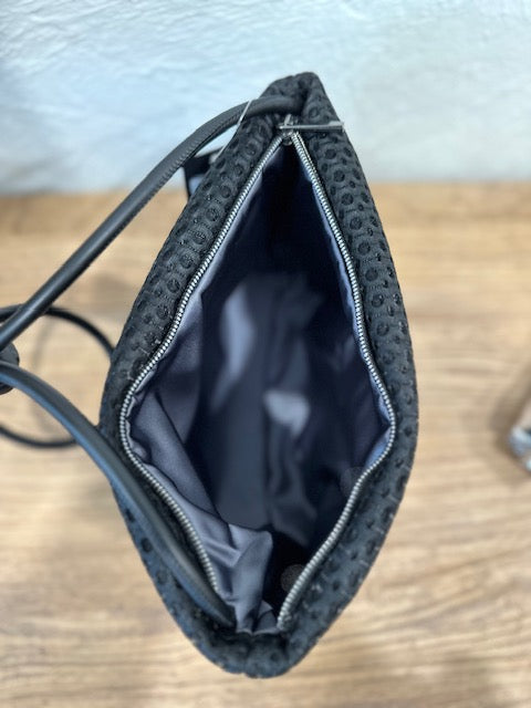 InZu Mouse Black Bubble Crossbody Bag