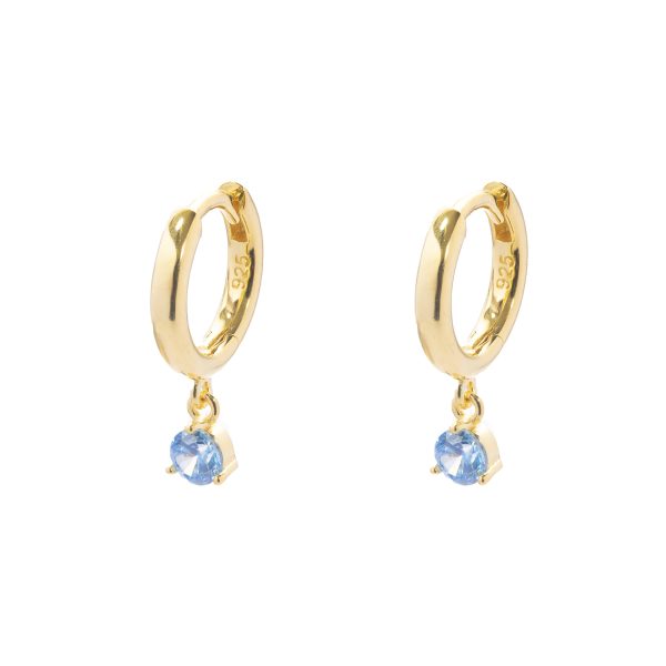 Gammie Green Circon Huggie Mini Earring