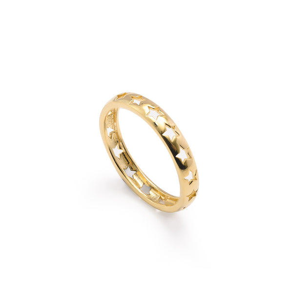 Gammie Gołd Star Ring
