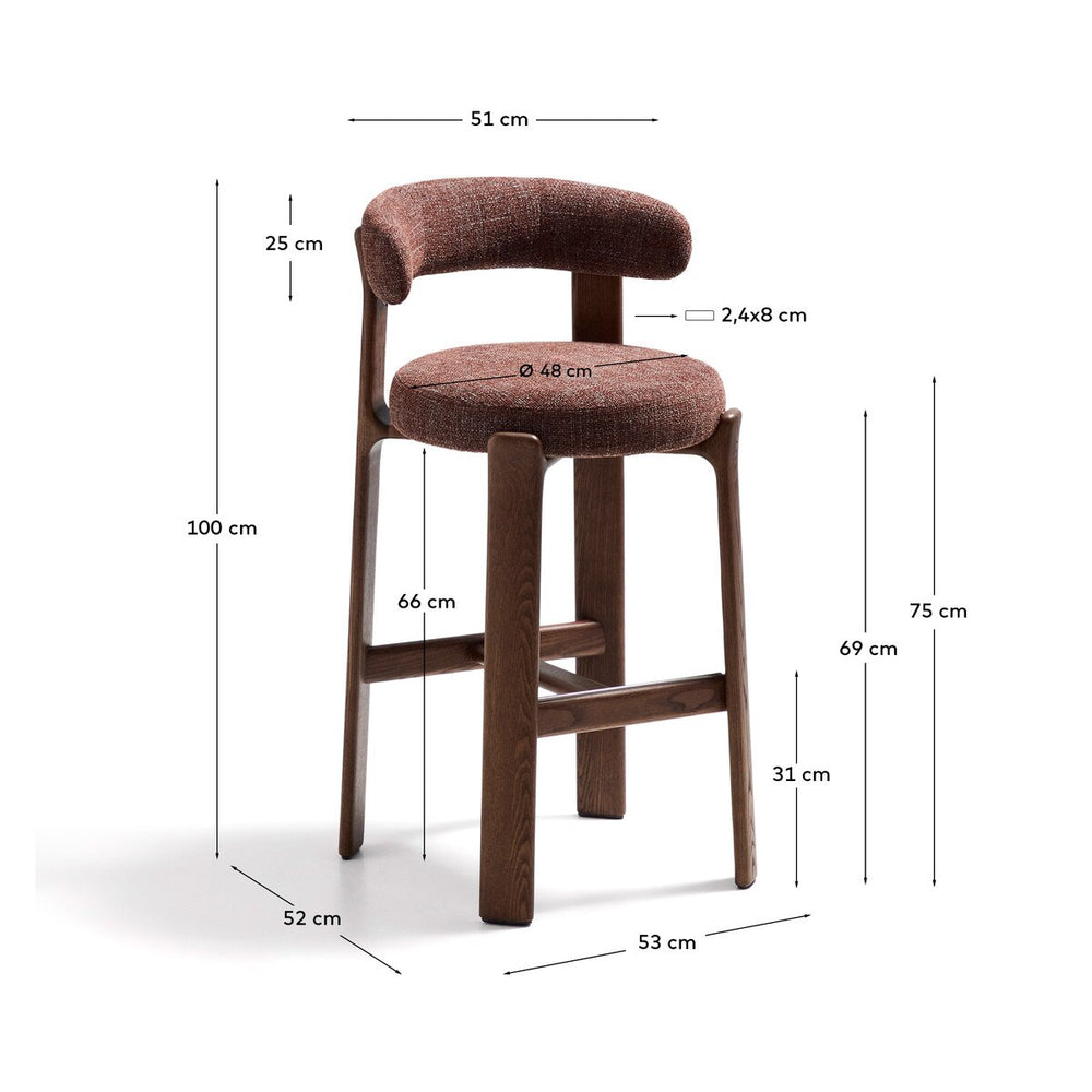 La Forma Granite Bar Stool