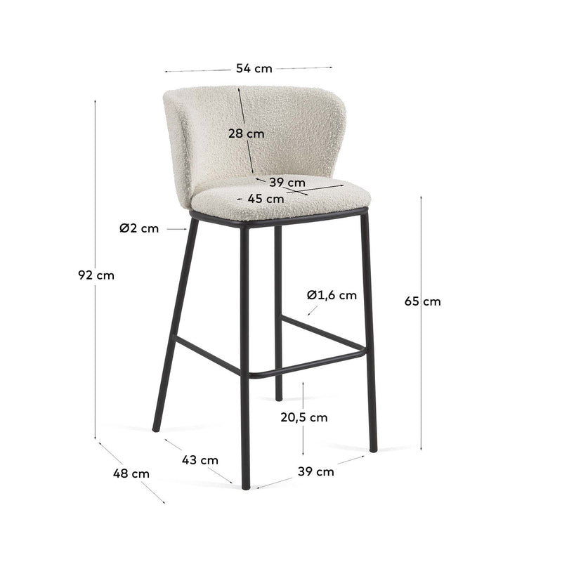 La Forma Ciselia Bar Stool