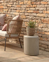 La Forma Concrete Grey Al Fresco Side Table