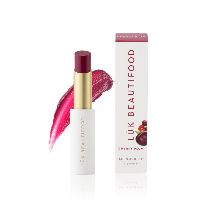 Luk Beautifood Lip Nourish Organic Lipstick Cherry Plum