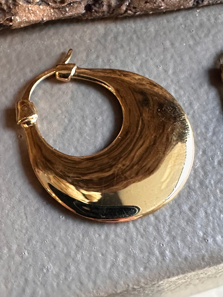 Najo Flat Gold Earring