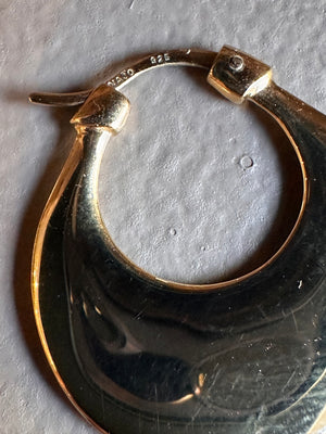 Najo Flat Gold Earring