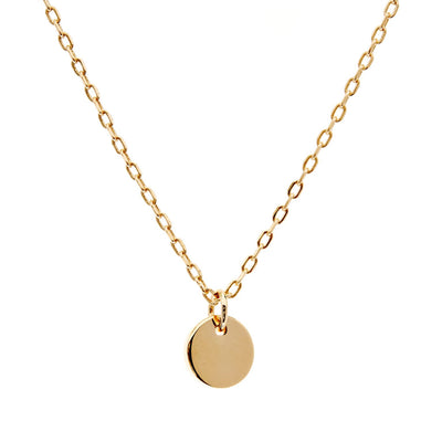 Gammie Disc Fine Chain Necklace