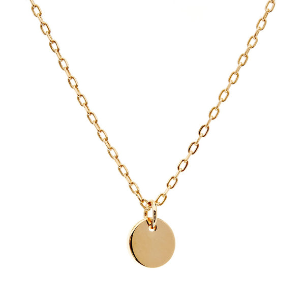 Gammie Disc Fine Chain Necklace