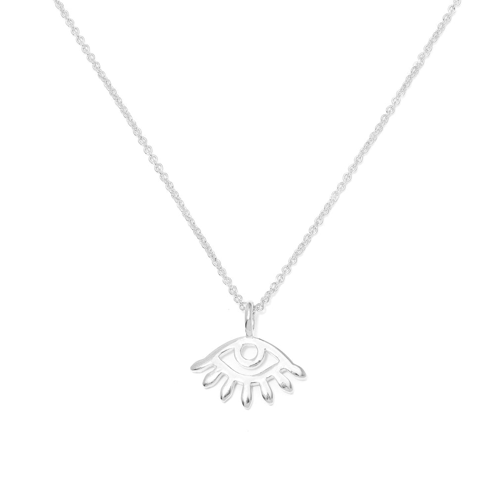 Gammie Sterling Silver Eye Necklace
