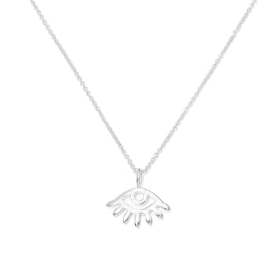 Gammie Sterling Silver Eye Necklace