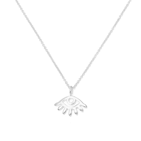 Gammie Sterling Silver Eye Necklace