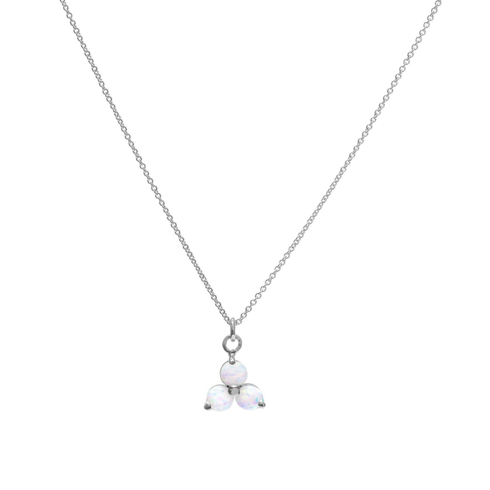 Gammie Blue Opalite Gold Fine Chain Necklace