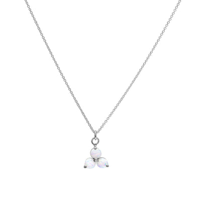 Gammie Blue Opalite Gold Fine Chain Necklace