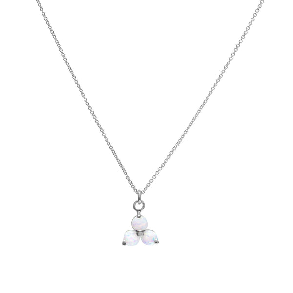 Gammie Blue Opalite Gold Fine Chain Necklace