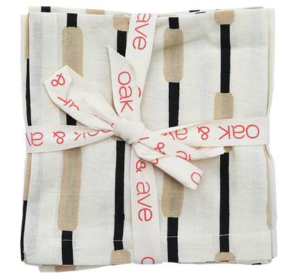 Oak and Ave Table Cloth - Napkin Set Bumpy Roads