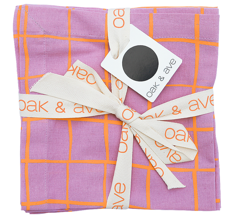 Oak and Ave Tablecloth - Napkin Set Wobbly Check