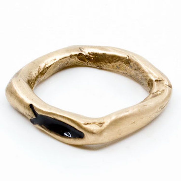 Pesci Che Volano Ambo Fish Bronze Ring