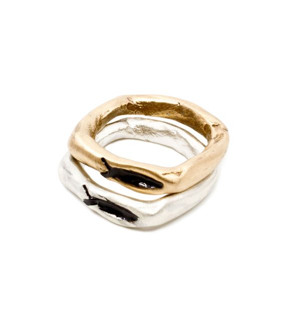 Pesci Che Volano Ambo Fish Bronze Ring