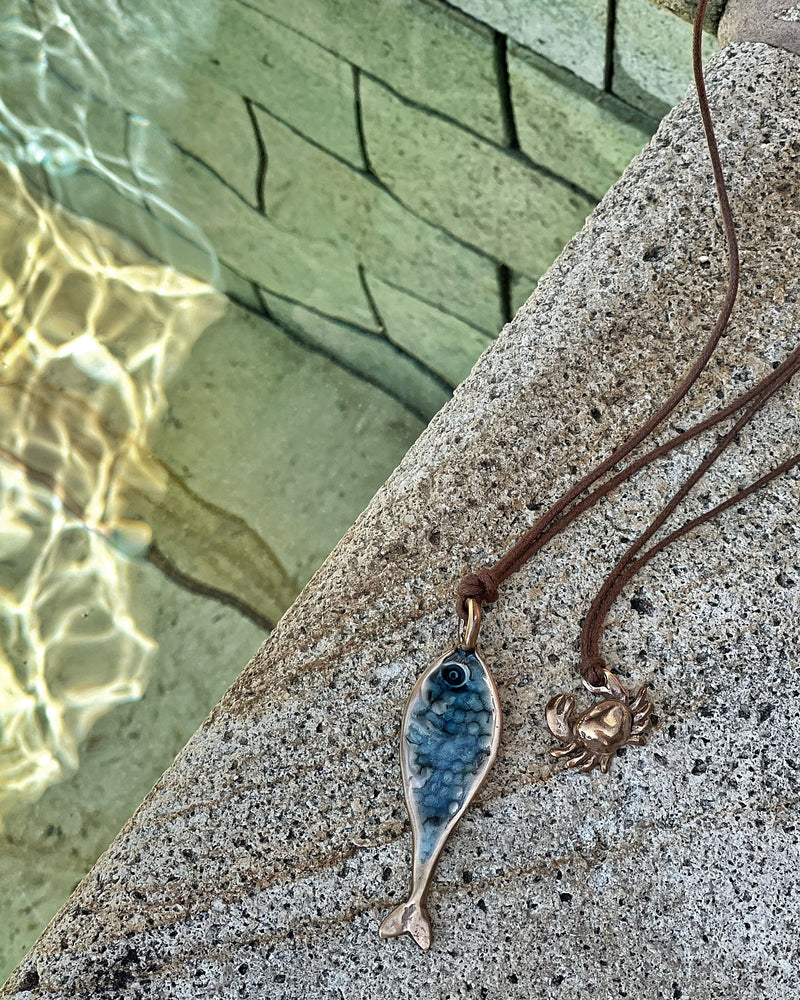 Pesci Che Volano Solo Lisca Fish Bronze Charm Bracelet Paloma Co pesci-che-volano-solo-lisca-fish-bronze-charm-bracelet-paloma-co