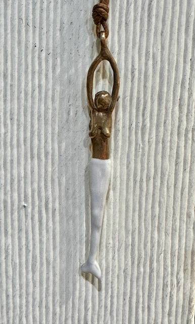Pesci Che Volano Sirena Mermaid Bronze Pendant