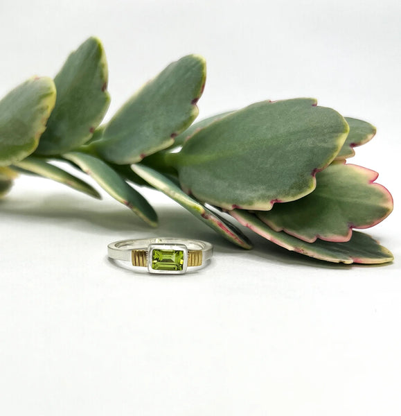 via Smith The Peridot Silver Ring