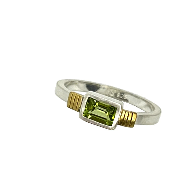 via Smith The Peridot Silver Ring