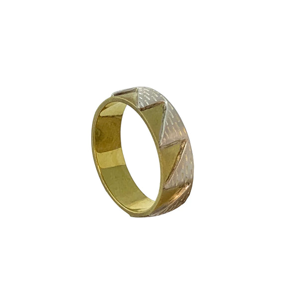 via Smith The Zig Zag Wide Ring