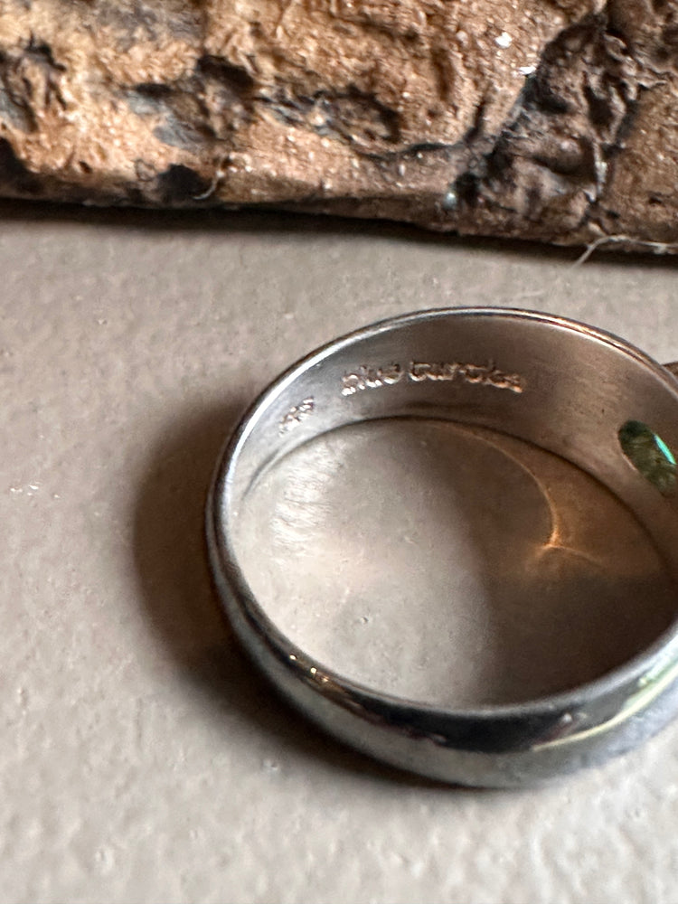 Sterling Silver and Amazonite Ring