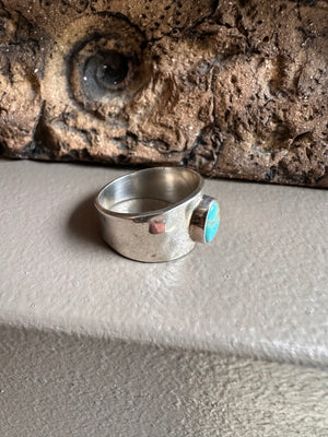 Sterling Silver and Turquoise Ring