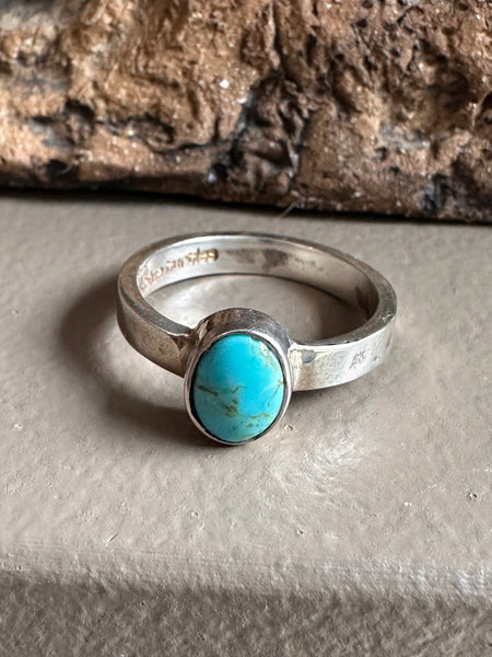 Sterling Silver and Turquoise Ring