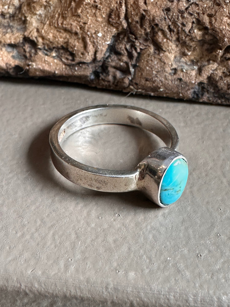 Sterling Silver and Turquoise Ring