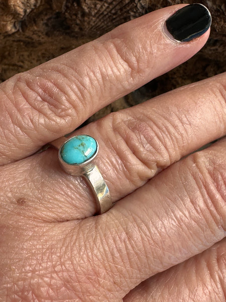 Sterling Silver and Turquoise Ring