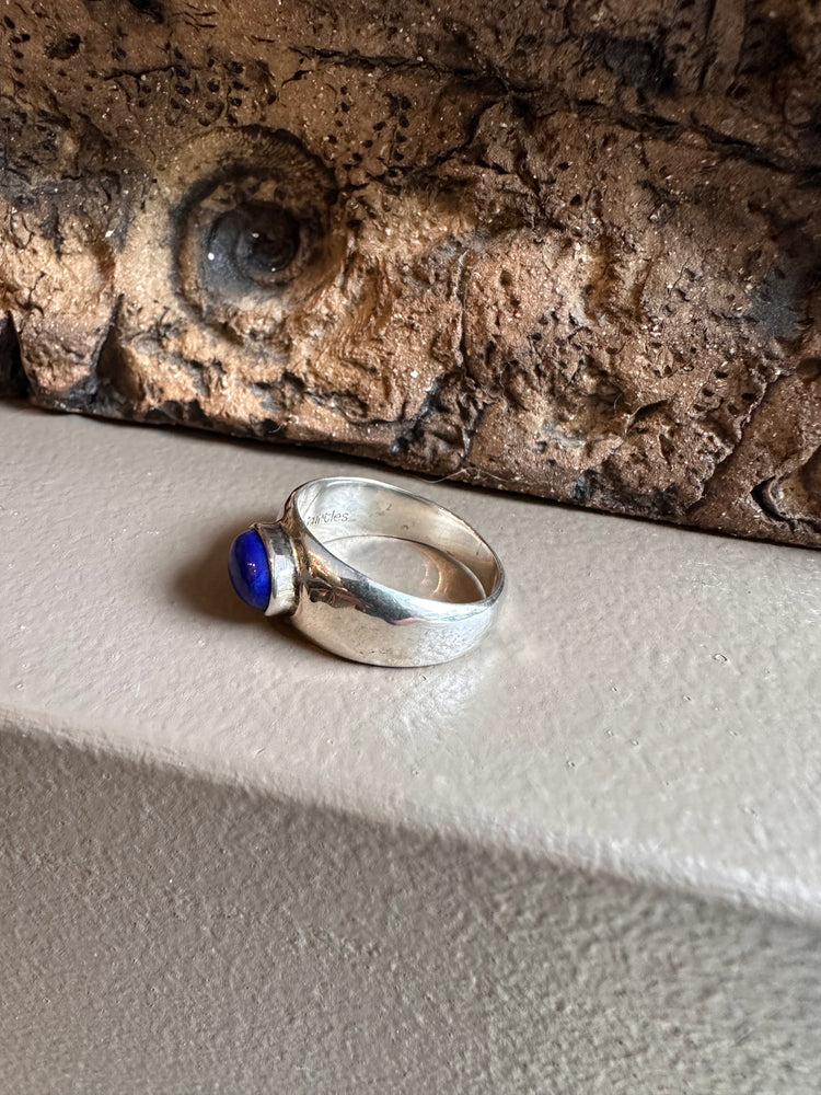 Sterling Silver and Lapis Lazuli Ring