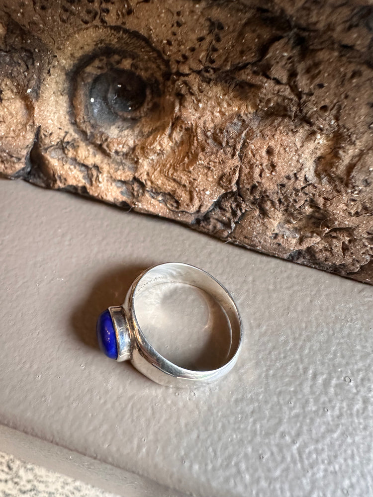 Sterling Silver and Lapis Lazuli Ring