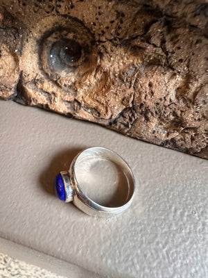 Sterling Silver and Lapis Lazuli Ring